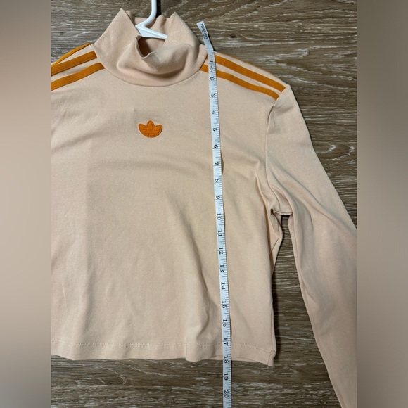 NWT adidas originals long sleeve t shirt halo blush orange Size L - Picture 11 of 11